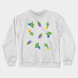 Muddle Of Cacti Crewneck Sweatshirt